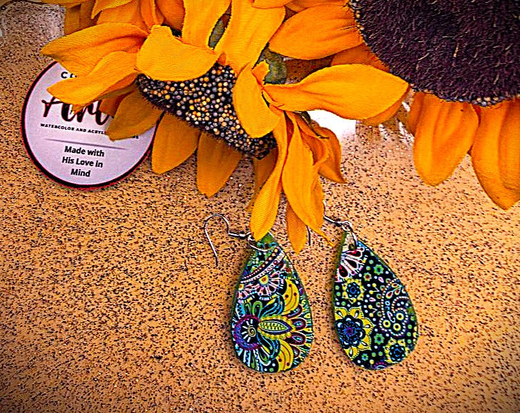 Boho Tear Drop Earrings