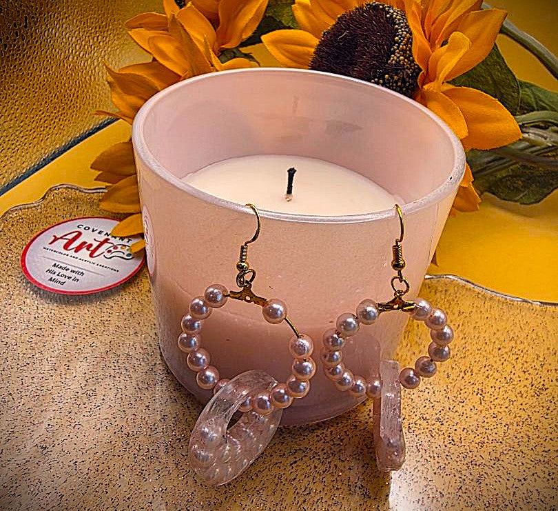 Pink Pearl Dangles