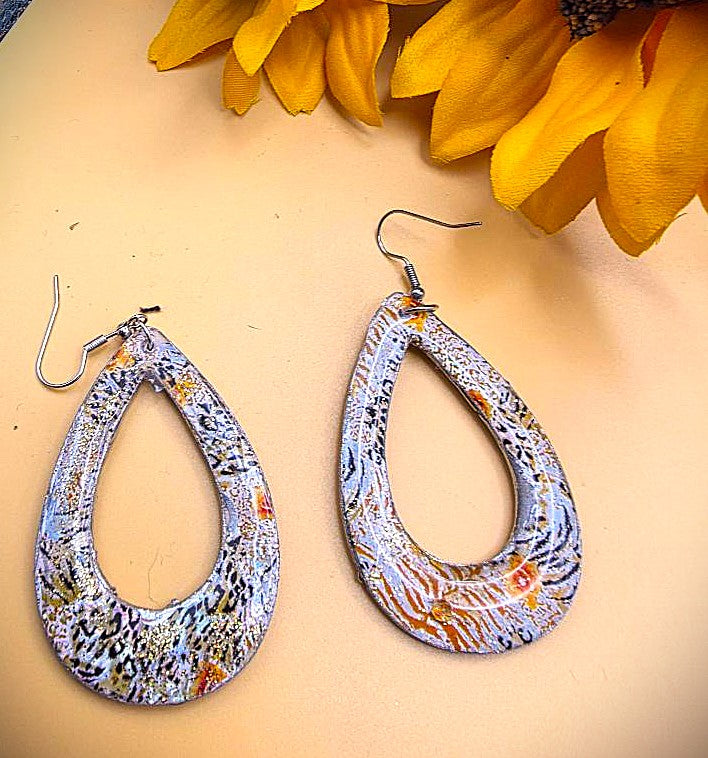 BoHo Wood Ehanced Earrings
