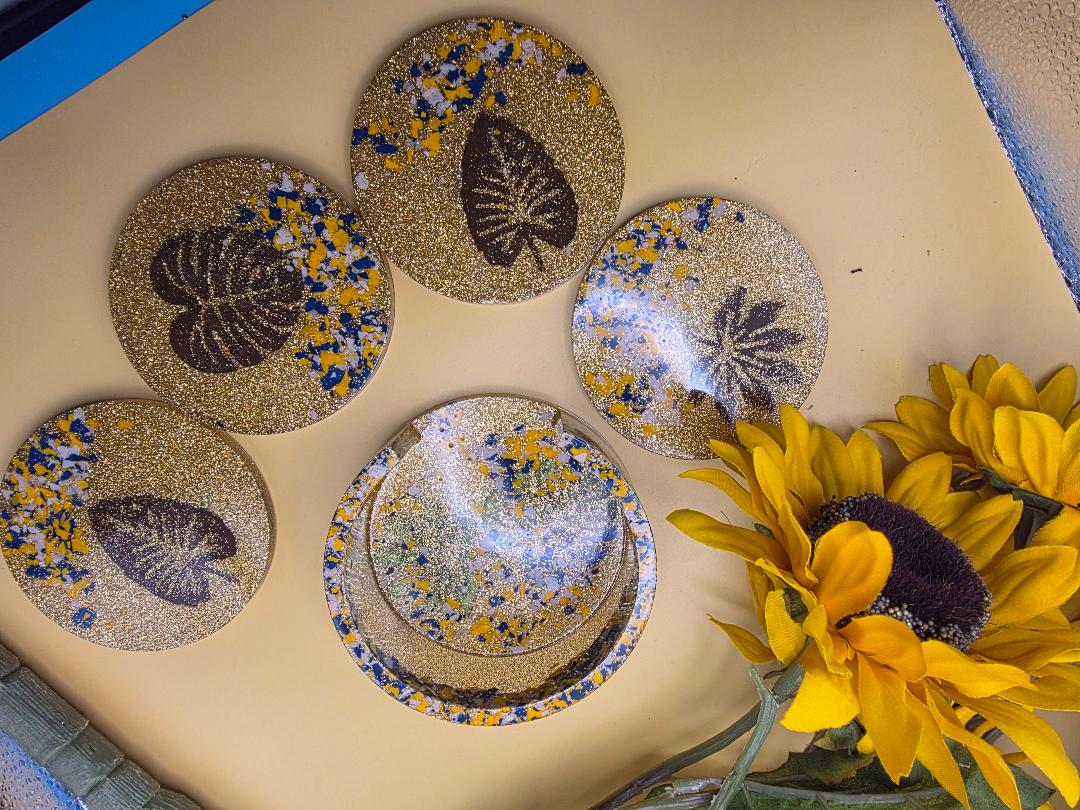 Coaster leaf Design